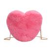 thumbnail image 4 of Bolsa bandolera con cadena para mujer con corazón de felpa de San Valentín (rosa rosa) Likrtyny Para Estrenar, 4 of 9