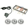 thumbnail image 2 of Automatic Rotisserie Grill Tools Metal BBQ Rotary Frame Gear with USB Cable Motor DIY Automatic Rotary Frame Tool Set, 2 of 6