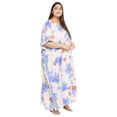 thumbnail image 3 of Caftans pour Femmes Longue Maxi Grande Taille Robe Caftans Manches 3/4 Robes pour Dames Filles en Ligne, 3 of 7