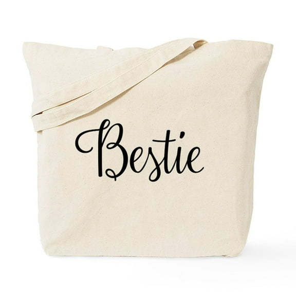 CafePress - Bestie Tote Bag - Unisex Canvas Tote Bag, Beige, 1-Piece