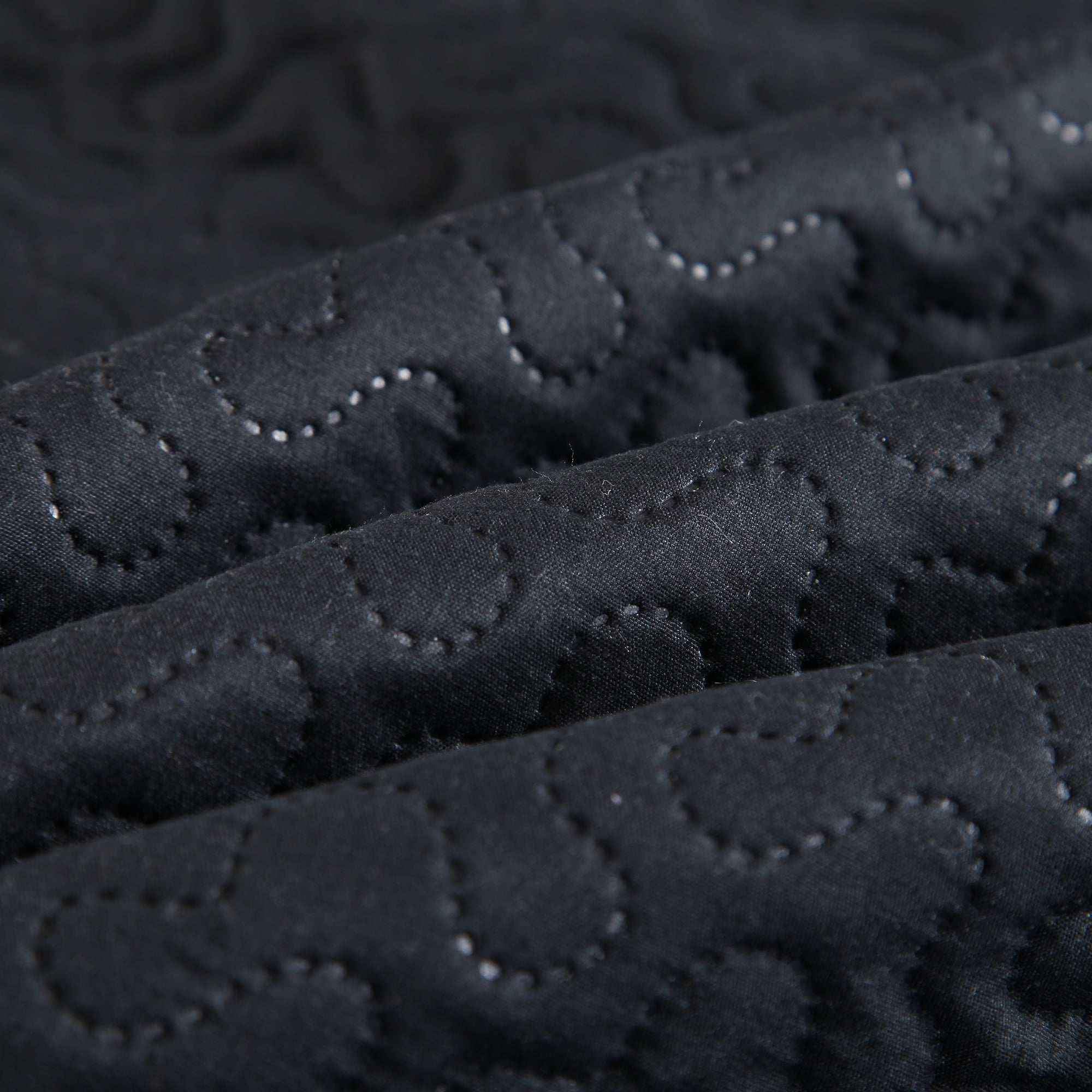 JML Quilt Set Queen 3 Piece Coverlet, Microfiber Embossed Bedspread with 2 Shams,88"x92"