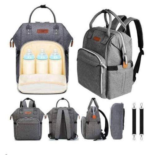 baby bag with changing mat