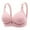 Pink, variant on Sokhug Women's Fashion Plus Size Wire Free Comfortable Push Up Bra Underwear