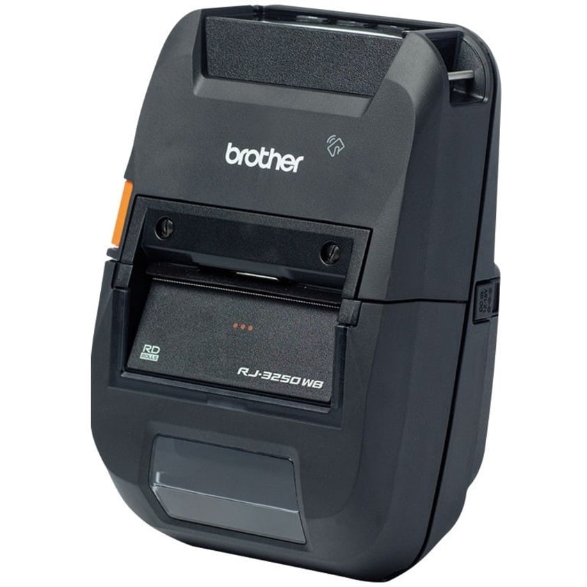 Brother RuggedJet Wireless Monochrome Label Receipt Thermal Printer RJ3250WBL
