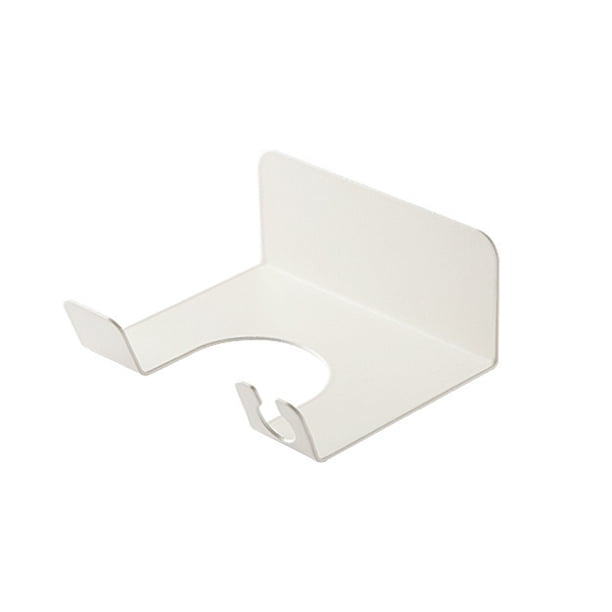 Ounissouiy Soporte para secador de pelo, soporte de almacenamiento de instalación Simple, estante de almacenamiento para baño montado en la pared, Almacenamiento y organización del hogar Blanco Ounissouiy HA081073-01