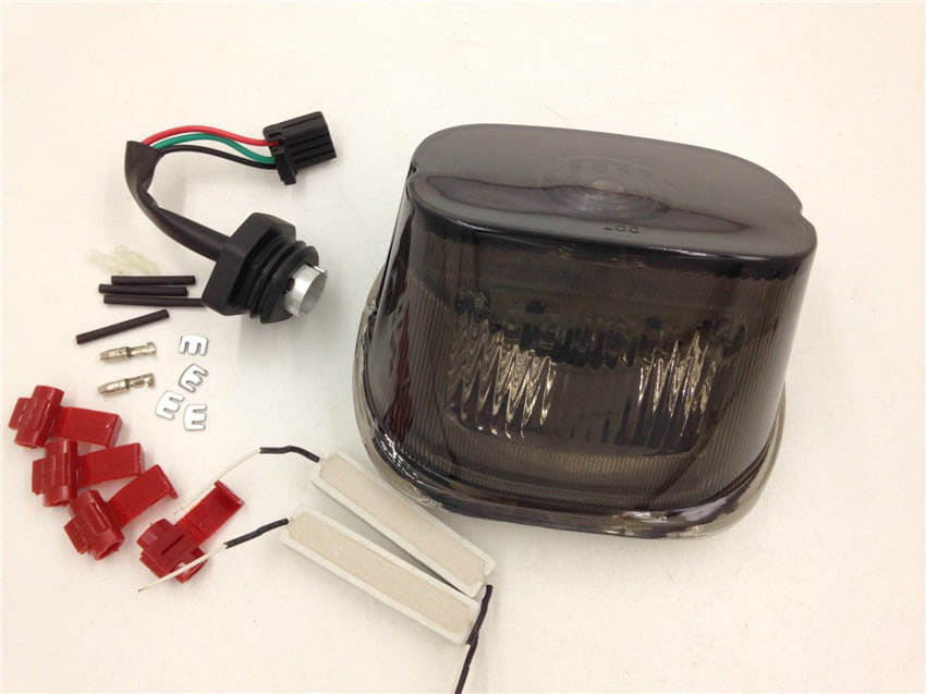 Smoke LED Tail Light Turn Signal Brake Lamp for Harley Electra Glides FLST FXST