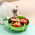thumbnail image 4 of Comedero de alimentación lenta para perros: altura elevada para mayor soporte del cuello, desmontable y fácil de limpiar, plástico apto para alimentos con base antideslizante, comedero de entrenam, 4 of 6