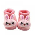thumbnail image 2 of Infant Baby Boy Girls Toddlers Moccasins Non-Skid Indoor Slipper Shoes Socks Booties, 2 of 7