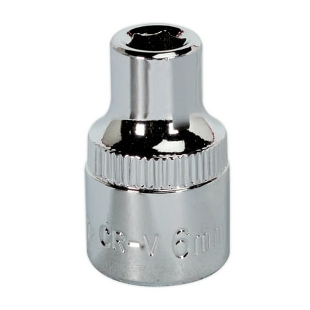 

Sealey Sp3806 Walldrive Socket 6Mm 3/8Sq Drive Fully Polished