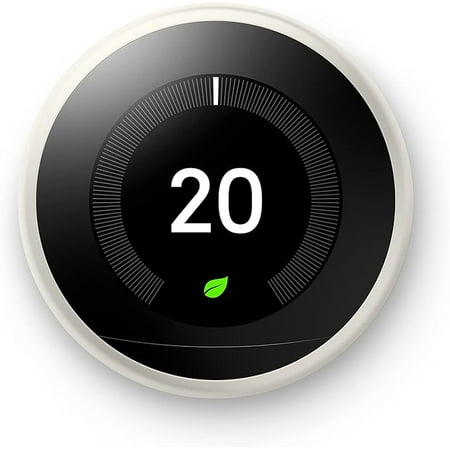 Open Box Google Nest Learning Thermostat Programmable Smart 3rd Gen T3017US - White
