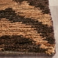 thumbnail image 4 of SAFAVIEH Bohemian Nick Geometric Area Rug, Natural/Black, 6' x 6' Square, 4 of 11