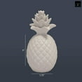 thumbnail image 3 of Ceramic Pineapple Figurine with Pimpled Accents, Silver- Saltoro Sherpi, 3 of 5