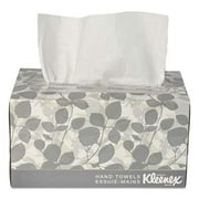 Kimberly Clark 01701 Essuie-mains de luxe Kleenex dans une boîte pop-up, blanc, (1 boîte individuelle de 120 feuilles), 2 paquets