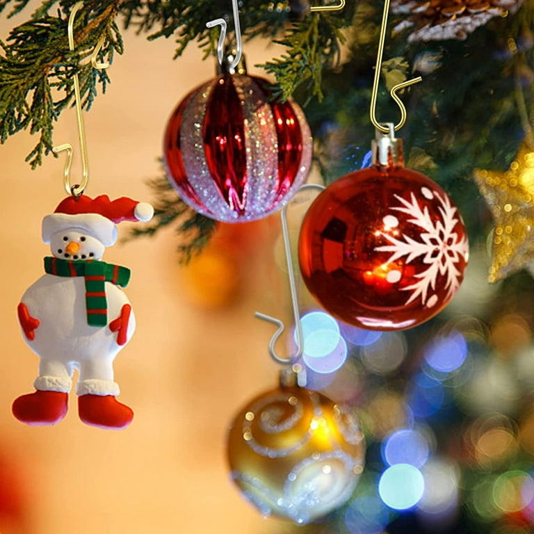 200pcs Christmas Ornament Hooks, 2.4x0.5 inch C Shaped Christmas Tree Ornament  Hooks with Storage Box Bendable Metal Hooks Ornament Hangers Hooks for  Christmas Decoration (Green) - Yahoo Shopping