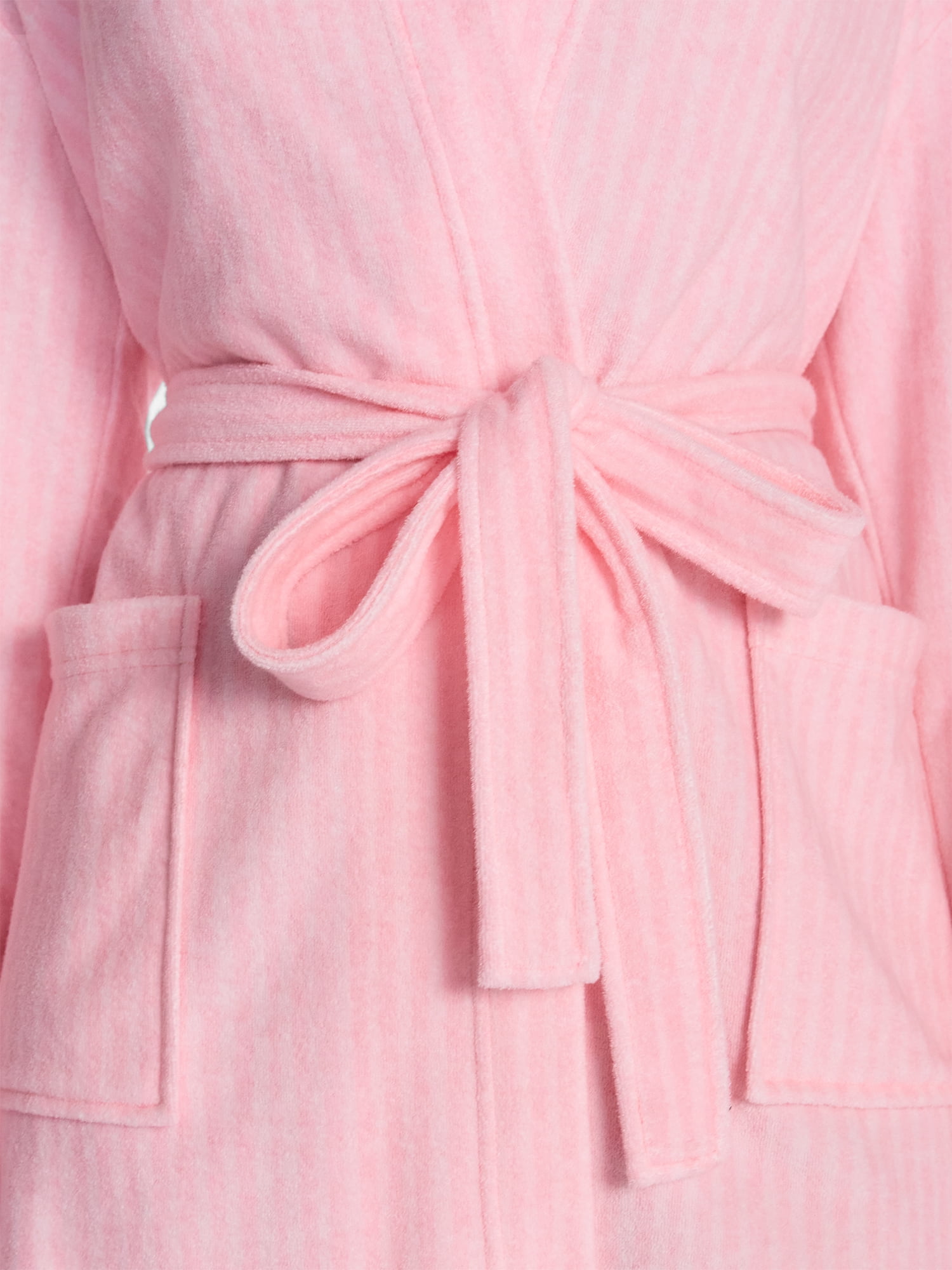 No Boundaries Terry Hooded Robe, Women’s and Women’s Plus S-3X