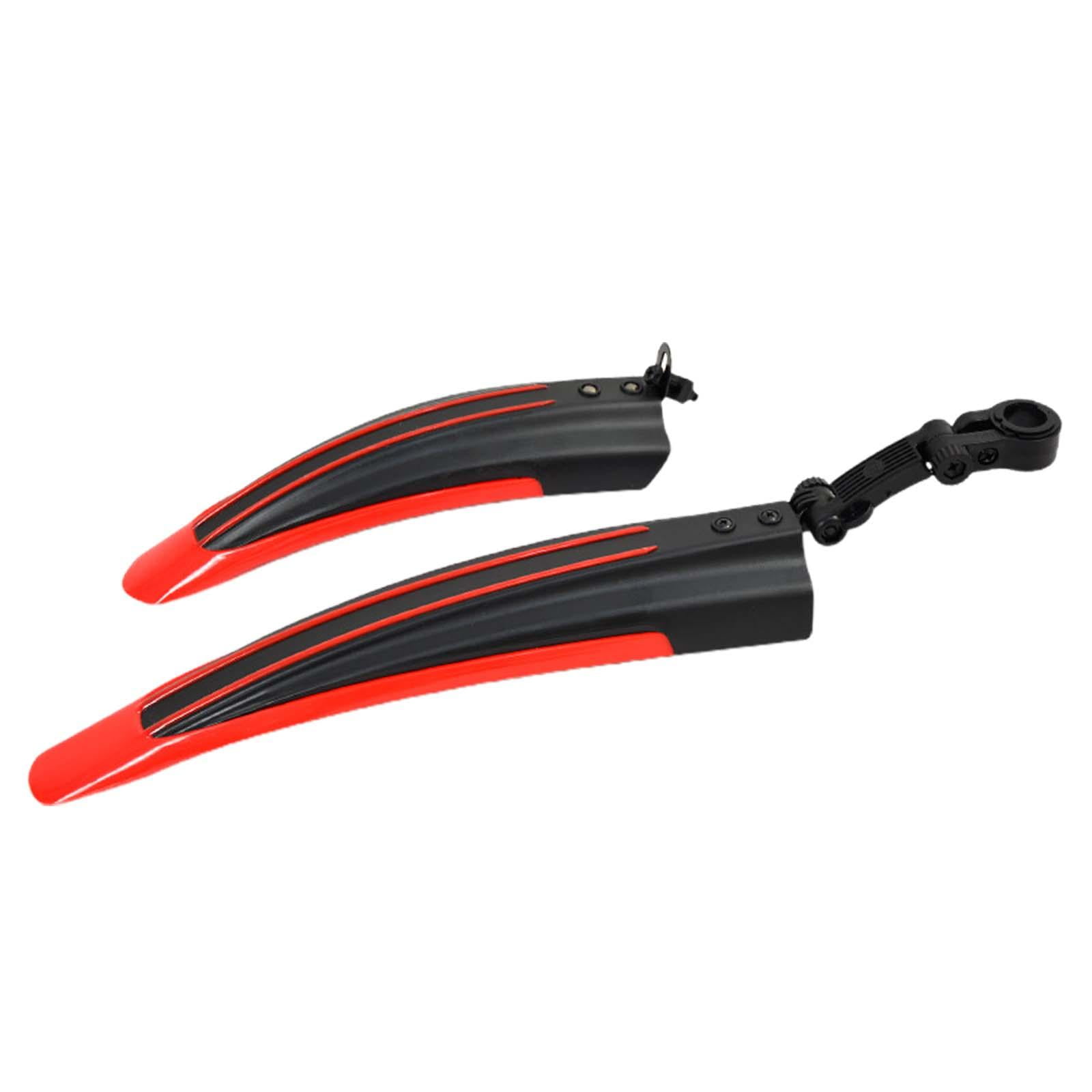 Fenders Sets Bike Mudguard against Splashing Water Guard Cycling Mud Guard Bike Fenders Mudflap for Outdoor Mountain Bike Traveling red and black Walmart