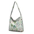 thumbnail image 1 of Boho Floral Butterfly Canvas Crossbody Bag – Cute Bee and Flower Pattern for Daily Use, 1 of 5