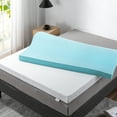 thumbnail image 4 of Spa Sensations By Zinus 3" Ultra Cooling Gel Memory Foam Mattress Topper with Cooling Cover, King, 4 of 15
