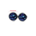 thumbnail image 4 of Sonducket Pendientes Gotas para los oídos de moda Pendientes con incrustaciones de diamantes de imitación de galvanoplastia fina Ropa, zapatos y accesorios Miscelánea Azul oscuro Sonducket AP009494-14B, 4 of 6
