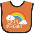 thumbnail image 3 of Inktastic Mimi's Little Ray of Sunshine Boys or Girls Baby Bib, 3 of 4