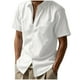 thumbnail image 2 of pstuiky camisetas de hombre, Camisa de verano elástica informal holgada con media cremallera y solapa de manga corta para hombre camisas casuales para hombre xxl, 2 of 9