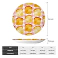 thumbnail image 2 of Kdxio Tasty Toasts Bone China Decorative Plate Ceramic Decorative Plate for Home Office Wall Stand Decorative Plates for Home Bedroom-8in, 2 of 6