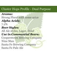 thumbnail image 2 of CLUSTER PELLET HOPS Home Beer brewing ingredients 2oz Package homebrew, 2 of 2