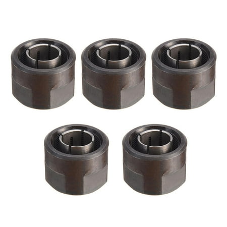 

5Pc Metal Collet Nut Plunge Router Parts for 3612 Center 22.5X27mm Machine Hole 12.7mm Engraving Diameter J5D1