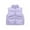 Light Purple, variant on Girls Solid Color Down Padded Vest Winter Warm Quilted Sleeveless Jacket Outerwear for Toddler Kids Kids Jackets Girls Winter Coats Size 8 Trooper Tech Jackets Big Girls Hooded Jacket Toddler Girl