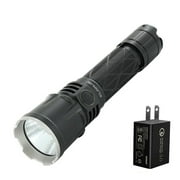 Klarus XT21X Rechargeable Tactical LED Flashlight - CREE XHP70.2 P2 - 4000 Lumens w/Battery, 3Amp Wall Adapter