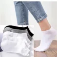 thumbnail image 2 of Calcetines Invisible Color Sólido Absorbentes Del Sudor 10pc, 2 of 8