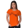 thumbnail image 3 of Rational Real Pi Pie Number Math Nerd Womens Slim Fit Graphic Tee Brisco Brands S, 3 of 5