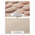 thumbnail image 6 of Memory Foam Bath Mat Cobblestone Bathroom Rugs Super Water Absorbent Machine Washable Bath Rugs Camel 50*80CM, 6 of 8