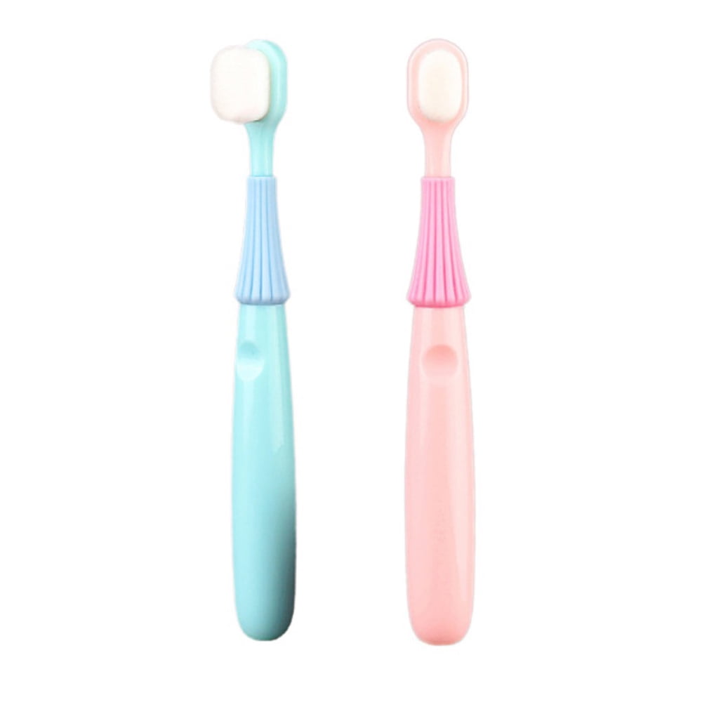 2 Pack Kids Toothbrush ,Toddler Toothbrush Soft Bristles, Child Toddler