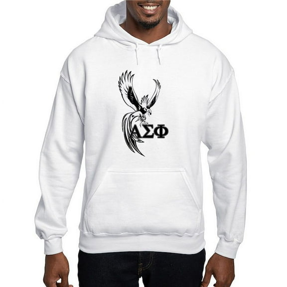CafePress - Alpha Sigma Phi Phoenix Black Sweatshirt - Pullover Hoodie, Hooded Sweatshirt