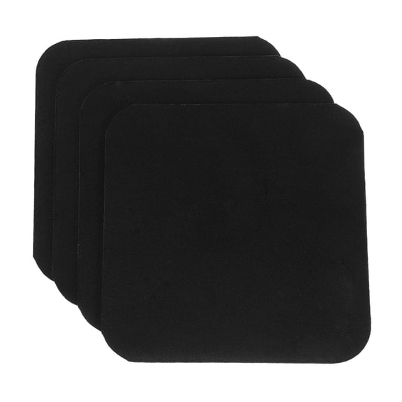 NICEXMAS 4Pcs Weight Lifting Gym Grips Pads Black Palm Protectors with Anti Slip Breathable Design