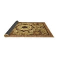 thumbnail image 2 of Ahgly Company Indoor Rectangle Abstract Brown Modern Area Rugs, 8' x 12', 2 of 4