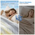 thumbnail image 2 of Yellow Grey Cooling Blanket,Lightweight Breathable Summer Throw Blanket with Double Sided Cold Effect,Vintage Farmhouse Abstract Oil Painting Picnic Blankets Bed Sheet for Hot Sleepers 30"x40", 2 of 8