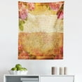 thumbnail image 1 of Rose Tapestry, Floral Nostalgic Collage of Old Latters and Roses Retro Romantic Art Print, Fabric Wall Hanging Decor for Bedroom Living Room Dorm, 5 Sizes, Cream Pink, by Ambesonne, 1 of 1