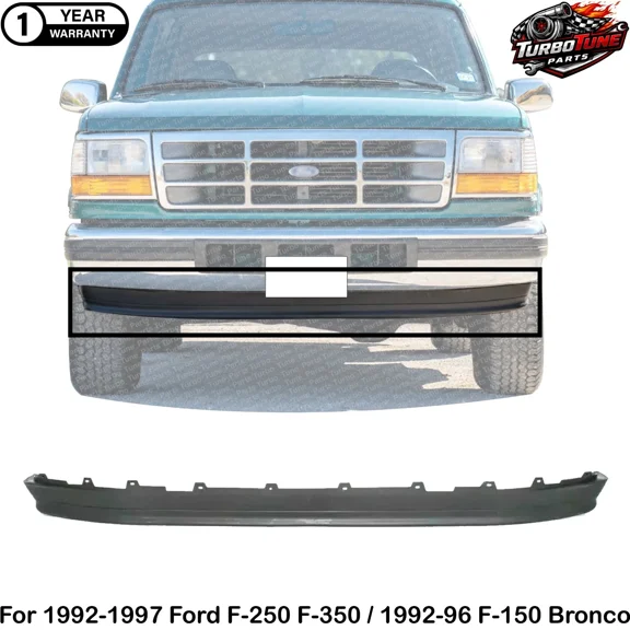 Front Bumper Lower Valance For 1992-1997 Ford F-250 F-350 / 1992-96 F-150 Bronco FO1095154
