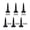 4 inches, variant on Universals T Styles Door Hinges Iron Coated Rust Resistant 270 Degree Swing for Barn Shed Garden Wooden Door