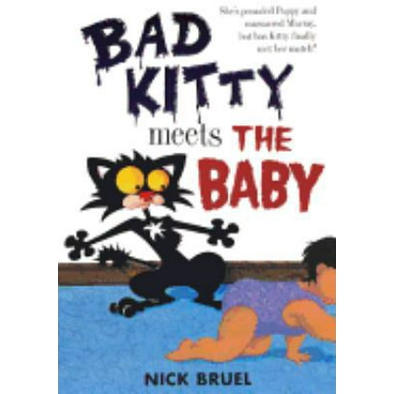 Pre-Owned Bad Kitty Meets the Baby (Paperback) 0545391083 9780545391085