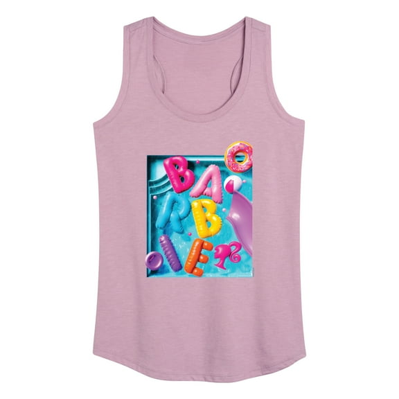 Barbie - Summer Pool Floaties - Women's Racerback Tank Top