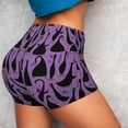 thumbnail image 4 of Haiem Funny Goose No Front Seam Biker Shorts for Women Yoga Workout Gym Bike Shorts with Tummy Control Moisture-Wicking-, 4 of 9