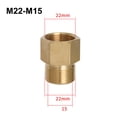 thumbnail image 1 of Pressure Washer Hose Extension Connector Male Thread Female Hose Coupler Adaptor C, 1 of 6