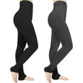 thumbnail image 1 of Leggings Térmicos Mujer, Pack de 2 Leggings Cálidos de Invierno, Forrados con Forro Polar, Leggings Opacos de Cintura Alta, Pantalones Elásticos para Yoga y Movimiento, 1 of 7