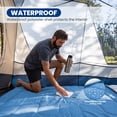 thumbnail image 2 of Sweetcrispy Double Sleeping Bag 2 Person Queen Size All Season Waterproof Camping Hiking Backpacking, Blue, 2 of 9