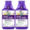 ZzzQuil Vicks Pure Zzzs Melatonin Liquid Sleep-Aid Twin Pack with Chamomile, Lavender, Valerian Root and Lemon Balm, 1mg per Serving, 16 Oz
