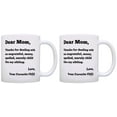 thumbnail image 1 of ThisWear Funny Mom Mug Mom Thanks for Putting Up with Bratty Sibling 2 Pack 11oz Ceramic Coffee Mugs, 1 of 4