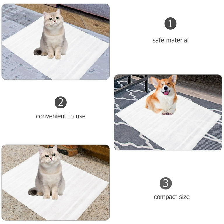 50 Pcs Pet Pee Mat Pads For Cat Urine Absorbent Puppy Small Dogs Quick Dry Nappies Diaper